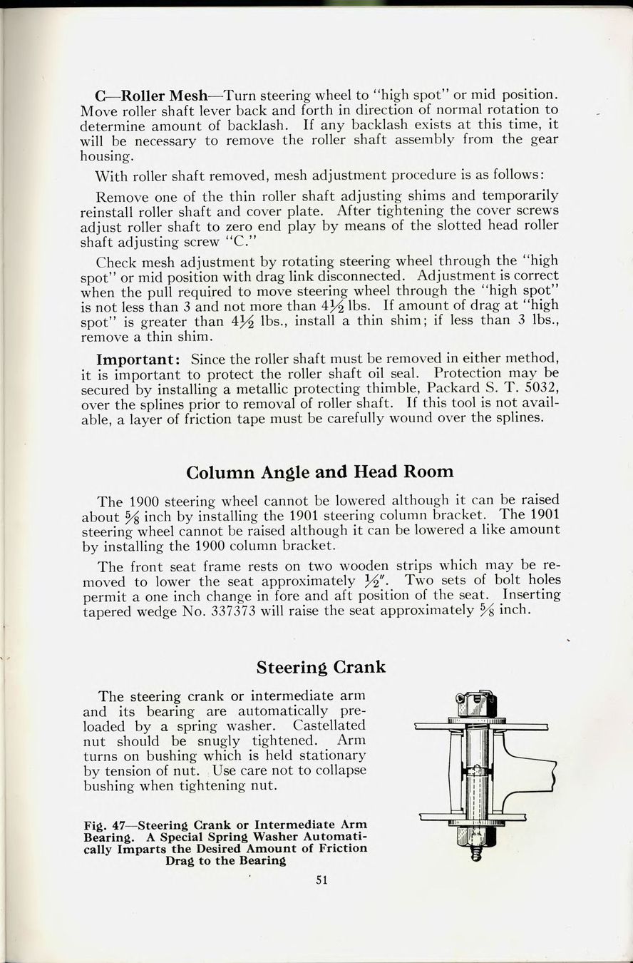 1941 Packard Owners Manual Page 20
